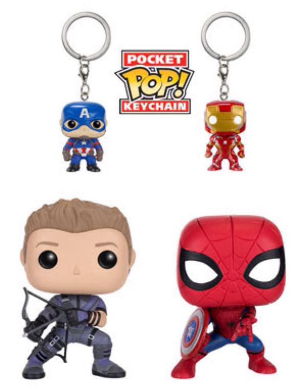 Captain America/ Iron Man/ Hawkeye/ Spider-Man  vinyl figure collectible - Main Image 2