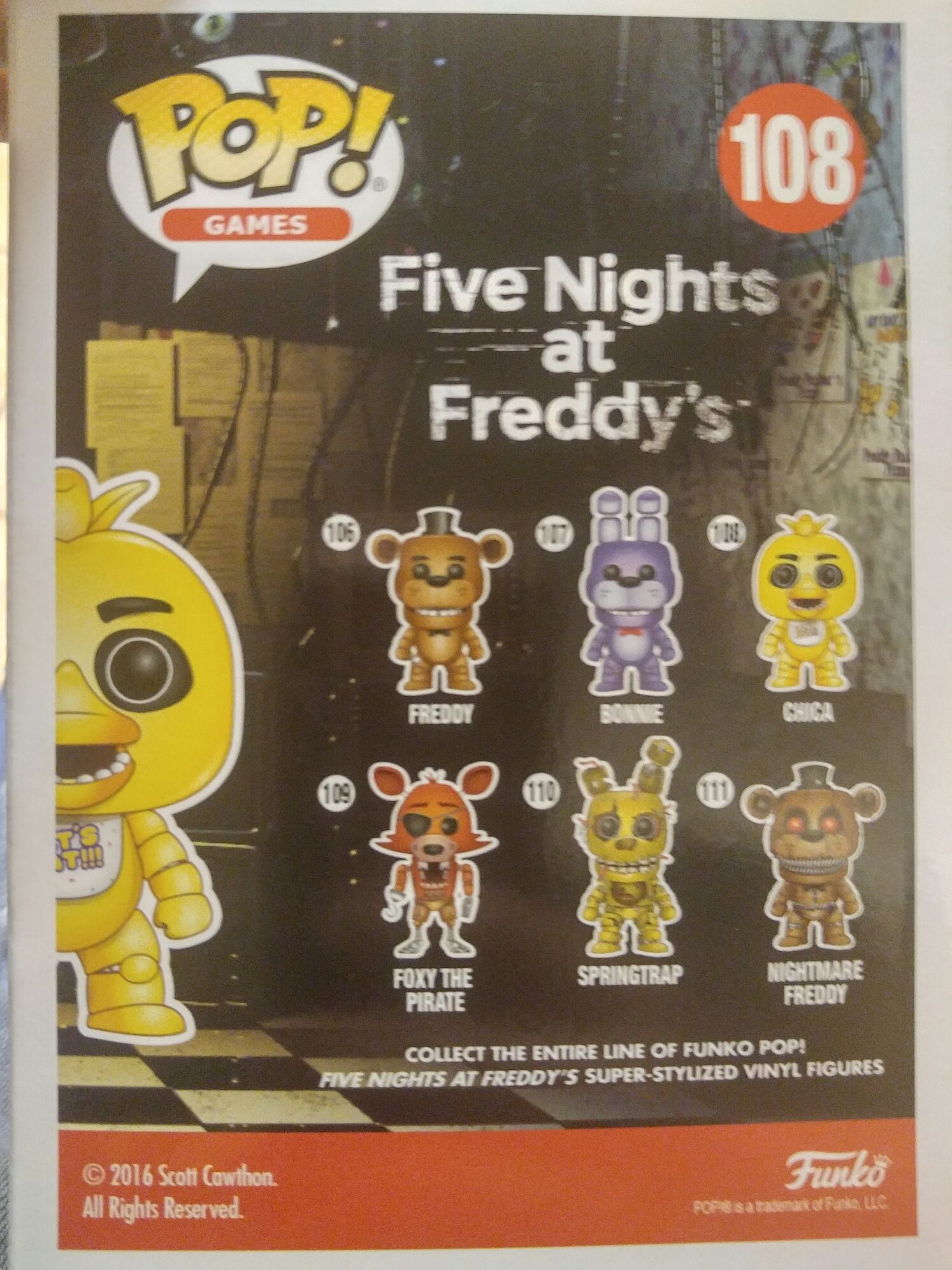 Chica - Five Nights at Freddy’s vinyl figure collectible [Barcode 289698710310] - Main Image 2