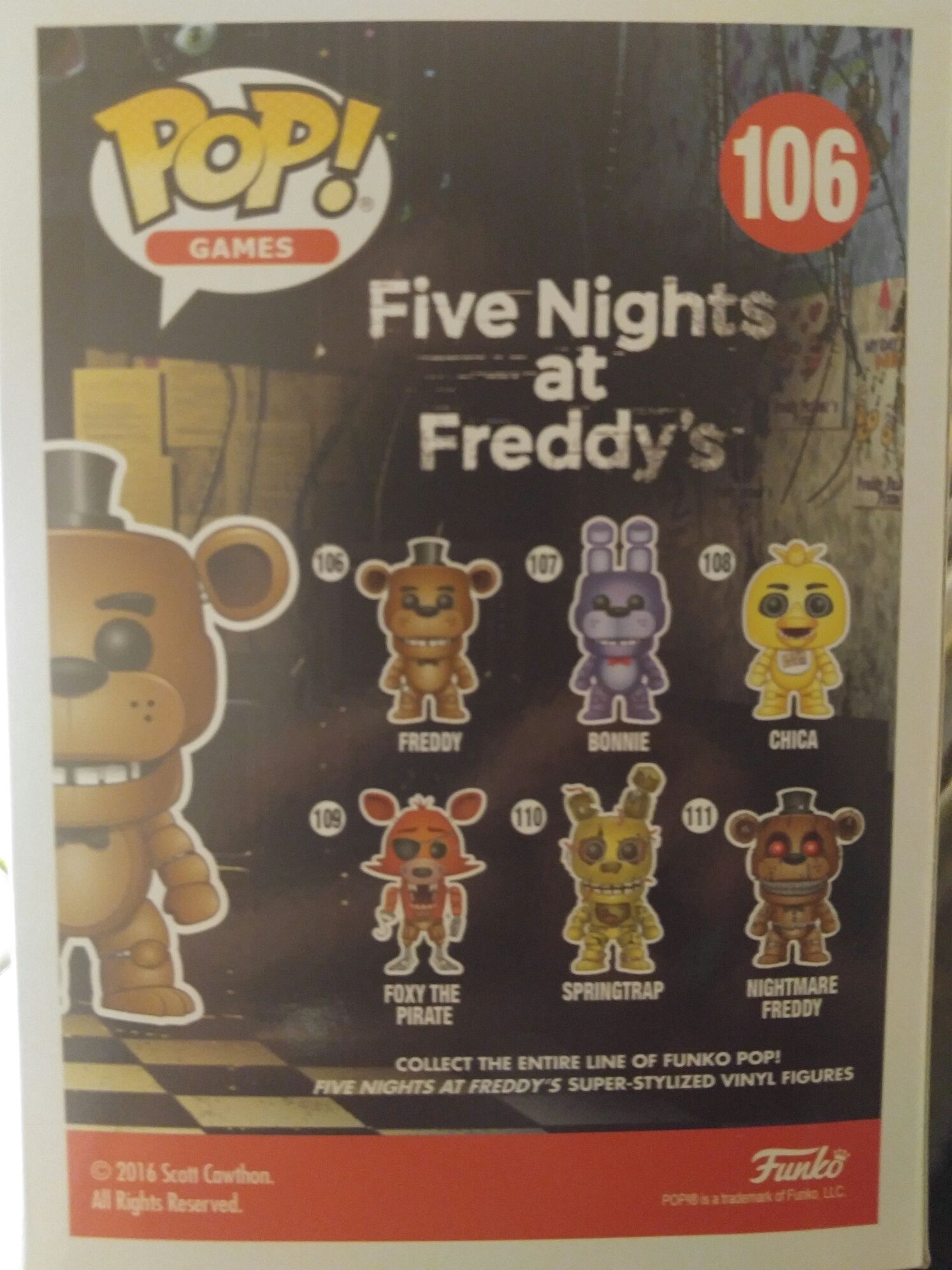 Freddy - Five Nights at Freddy’s vinyl figure collectible [Barcode 889698110297] - Main Image 2