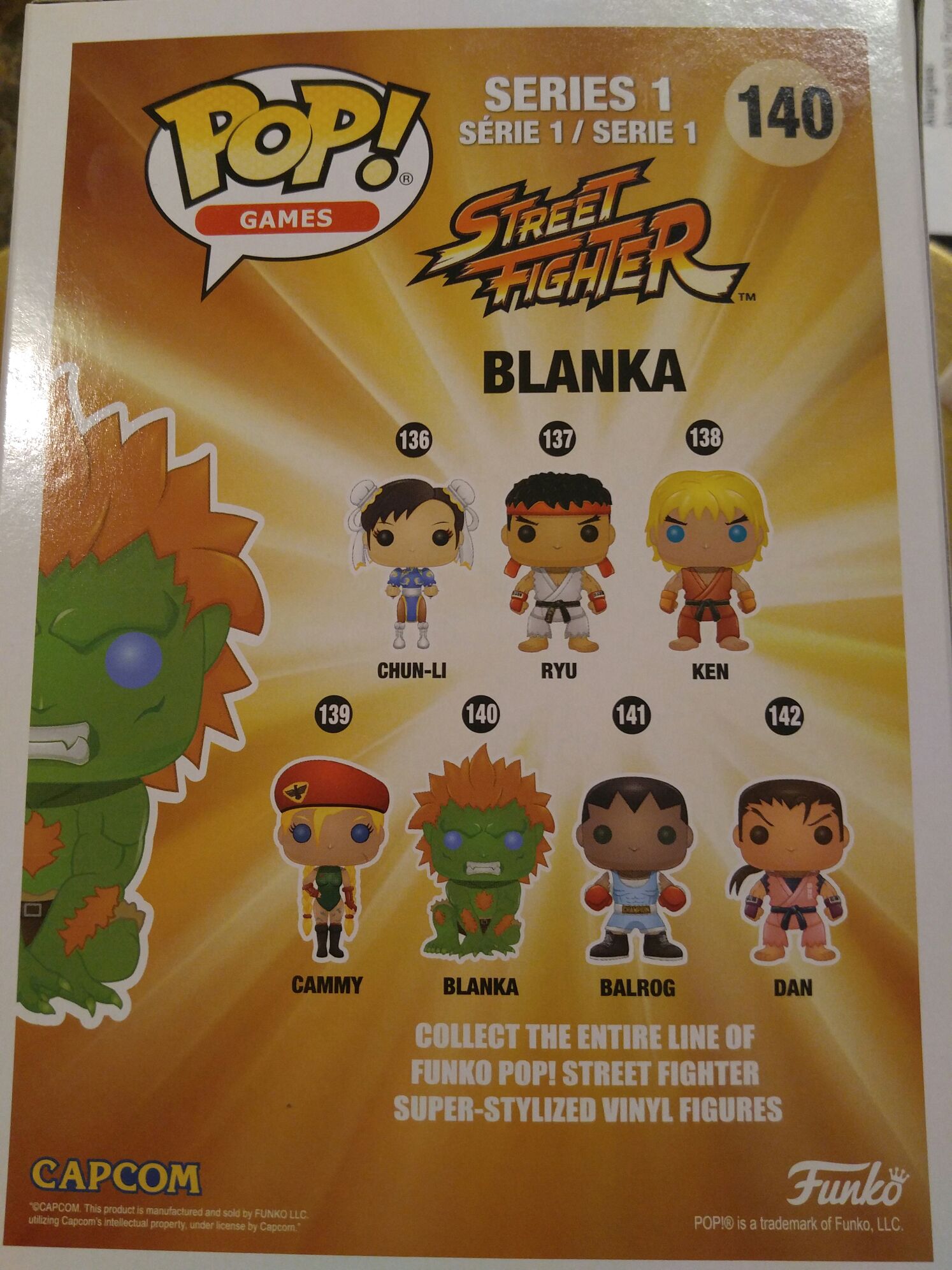 Street Fighter: Blanka  vinyl figure collectible [Barcode 889698116572] - Main Image 2