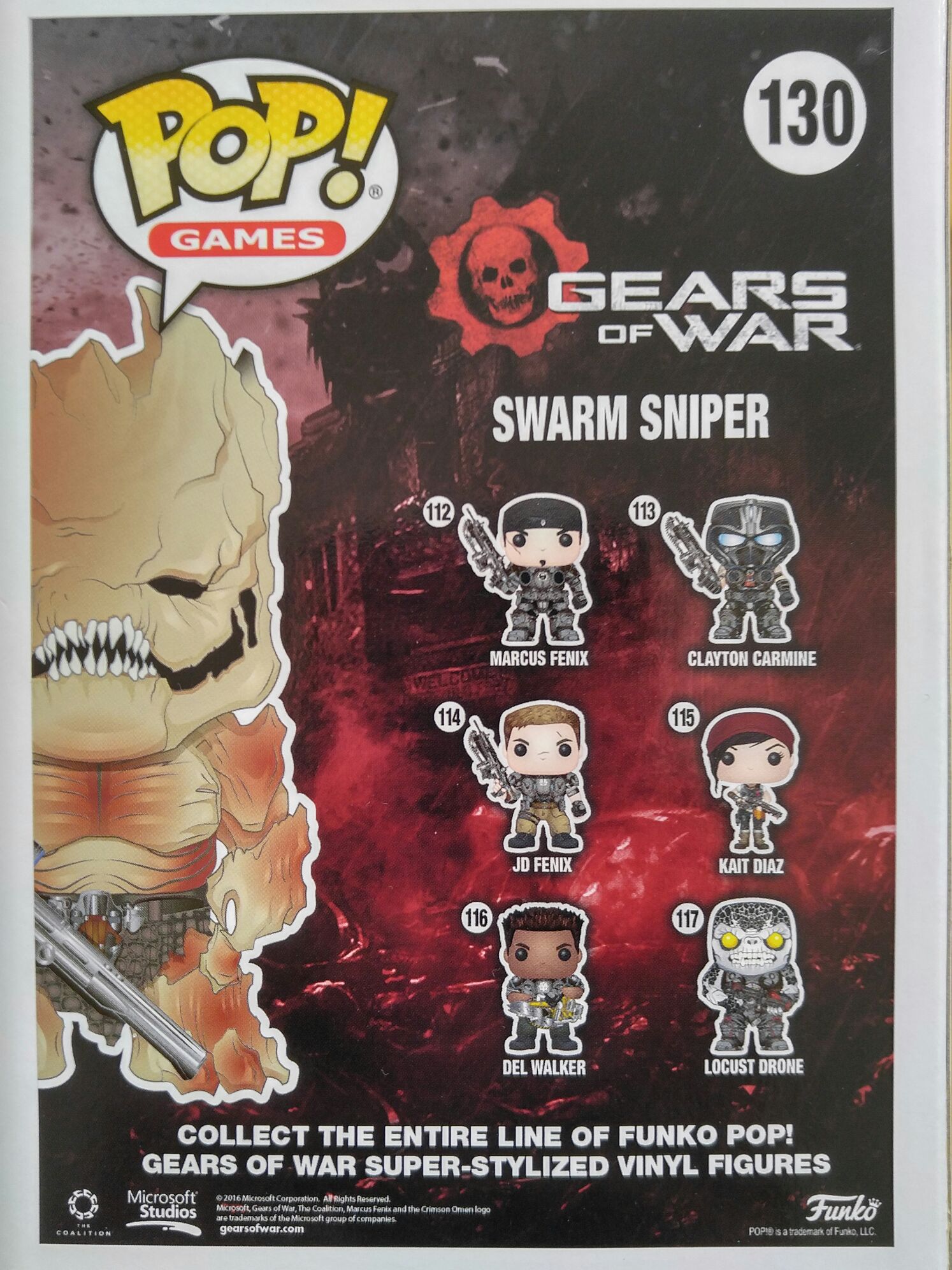 Swarm Sniper - Gears of War vinyl figure collectible - Main Image 2