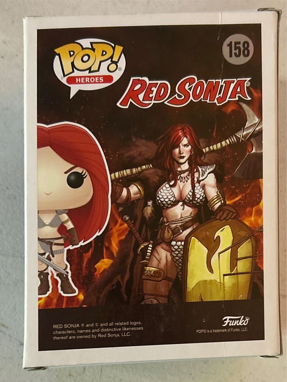 Red Sonja Signed Psa  vinyl figure collectible [Barcode 889698117517] - Main Image 3