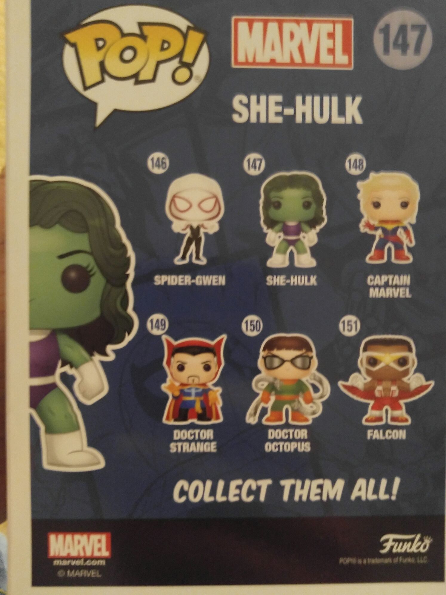 She-Hulk - Marvel Universe vinyl figure collectible [Barcode 889698118361] - Main Image 2