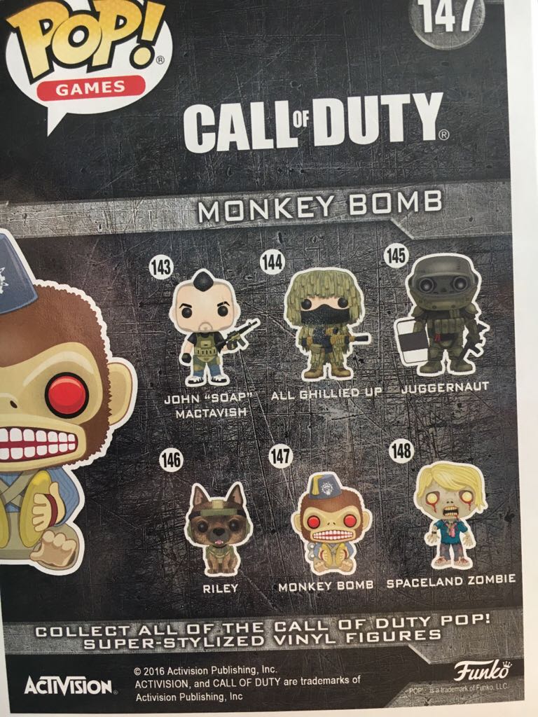 Call Of Duty Monkey Bomb - Call of Duty vinyl figure collectible [Barcode 889698111133] - Main Image 2