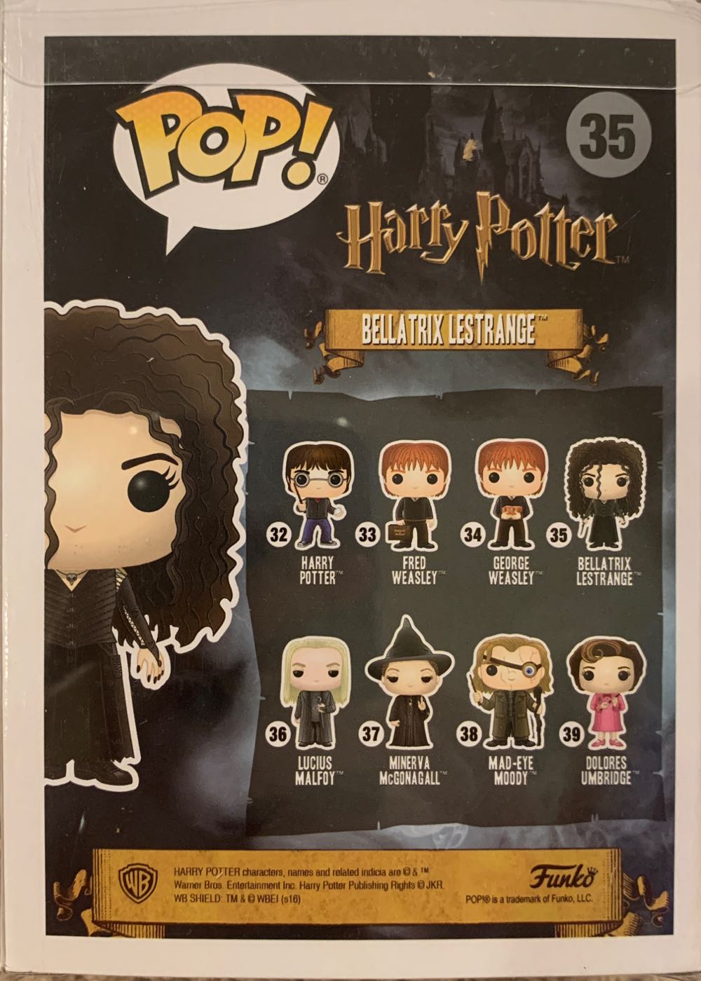 Bellatrix Lestrange - Harry Potter vinyl figure collectible [Barcode 889698109840] - Main Image 3