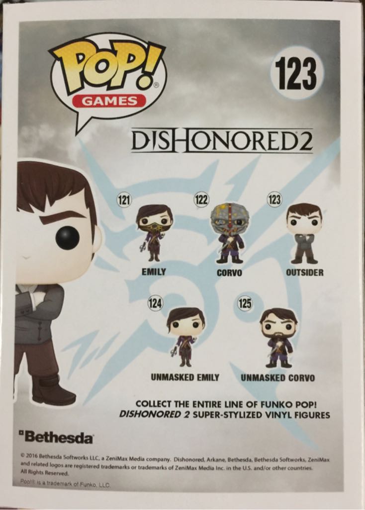 Outsider - Dishonored vinyl figure collectible [Barcode 889698114127] - Main Image 2