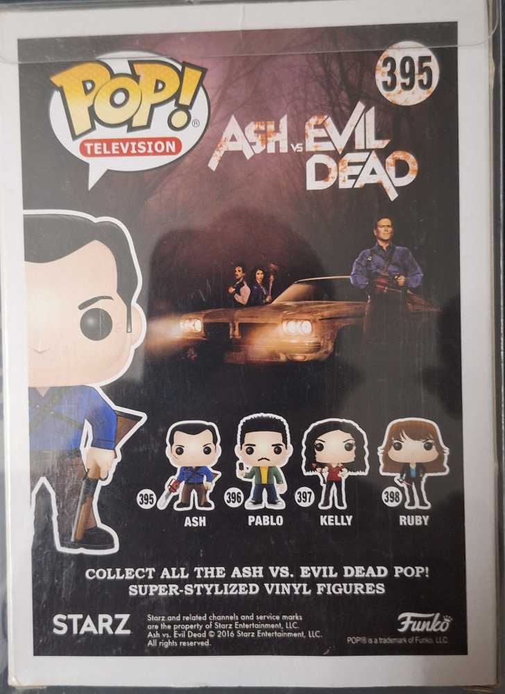 Funko Pop Ash Vs Evil Dead Ash 395 Regular Version  - Evil Dead vinyl figure collectible [Barcode 889698116251] - Main Image 3