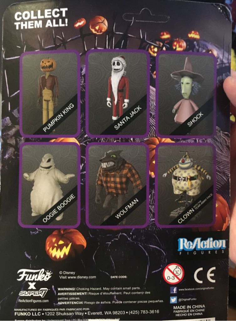 Clown With The Tear-Away Face - The Nightmare Before Christmas vinyl figure collectible [Barcode 849803077280] - Main Image 2