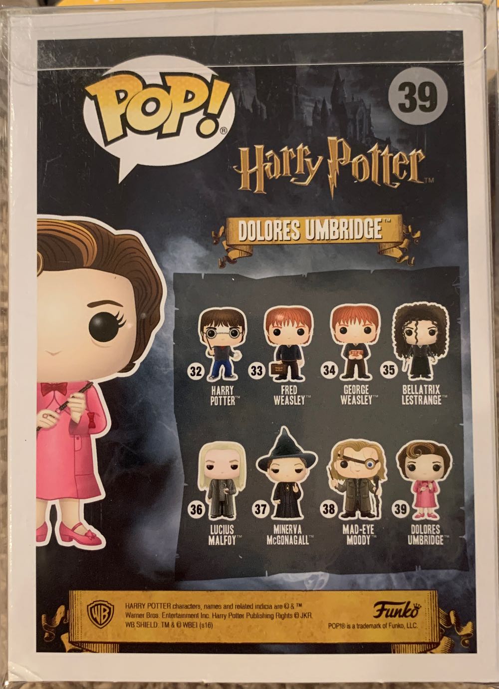 Dolores Umbridge - Harry Potter vinyl figure collectible [Barcode 889698109833] - Main Image 3
