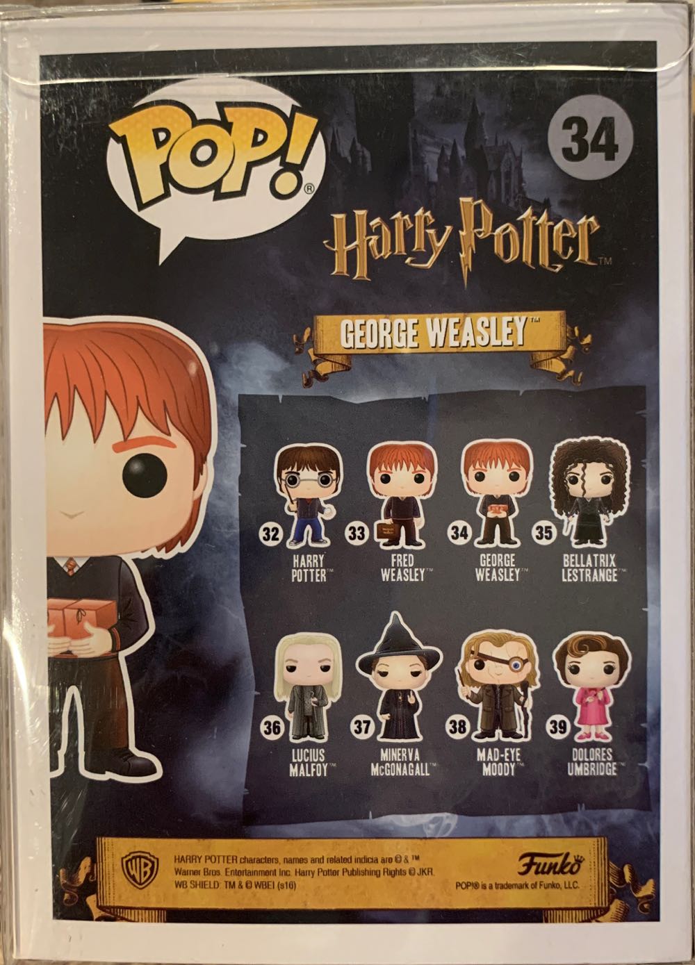 George Weasley - Harry Potter vinyl figure collectible [Barcode 889698109864] - Main Image 3