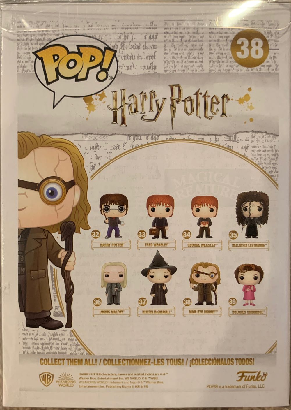 Mad-Eye Moody - Harry Potter vinyl figure collectible [Barcode 889698109901] - Main Image 3