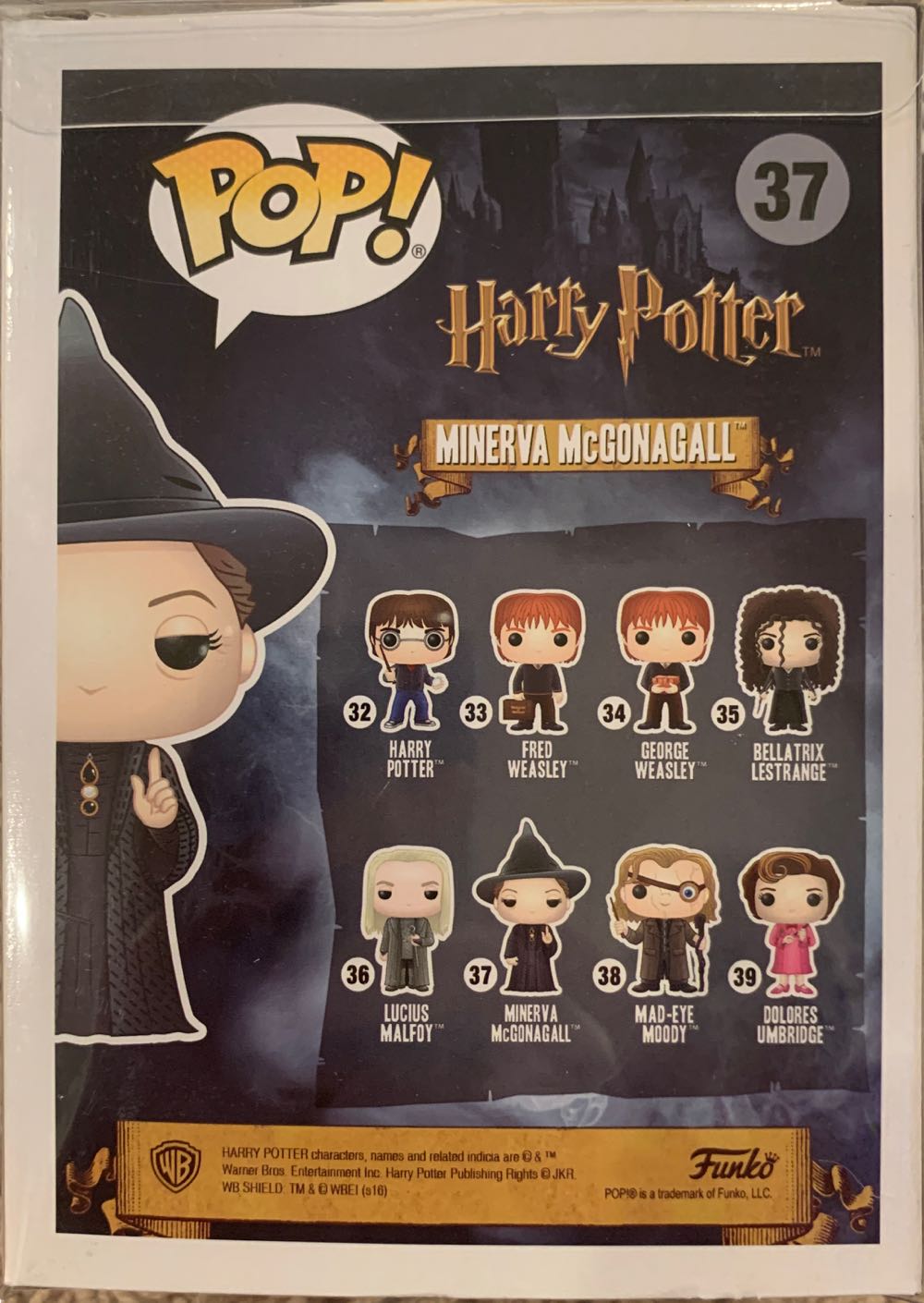 Minerva McGonagall - Harry Potter vinyl figure collectible [Barcode 889698109895] - Main Image 3