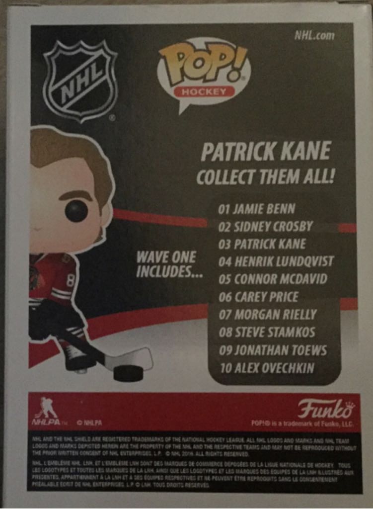 Patrick Kane - Funko vinyl figure collectible [Barcode 889698112093] - Main Image 2
