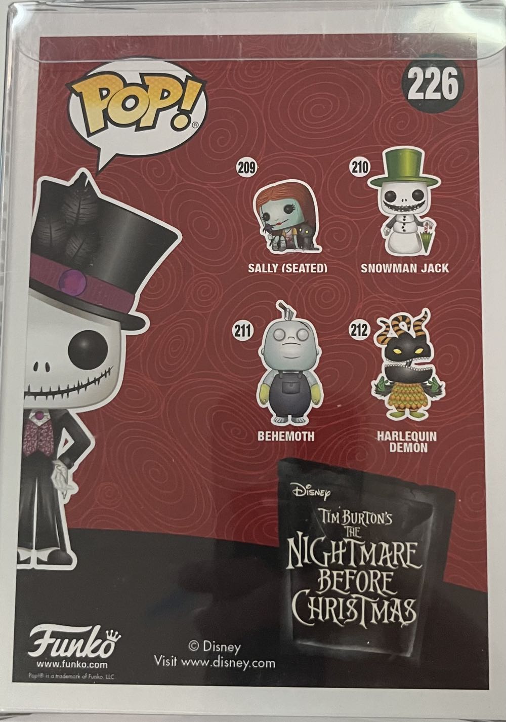 Dapper Jack Skellington - The Nightmare Before Christmas vinyl figure collectible [Barcode 889698118682] - Main Image 4