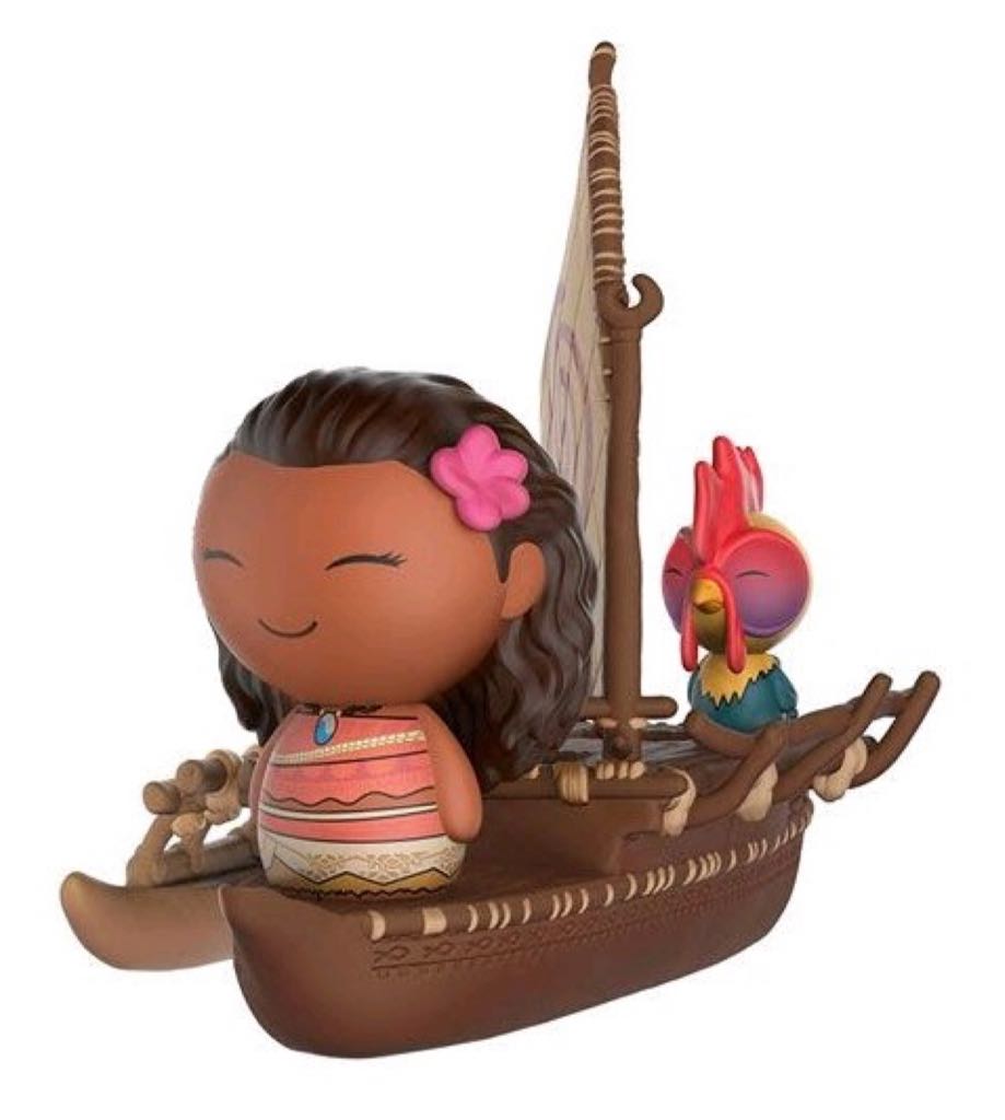 Moana & Hei Hei (with Catamaran) - Moana vinyl figure collectible [Barcode 889698117982] - Main Image 2