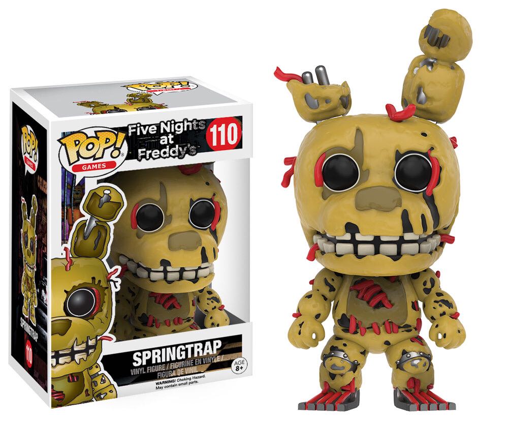 Springtrap (Glow) - Five Nights at Freddy’s vinyl figure collectible [Barcode 889698127080] - Main Image 2