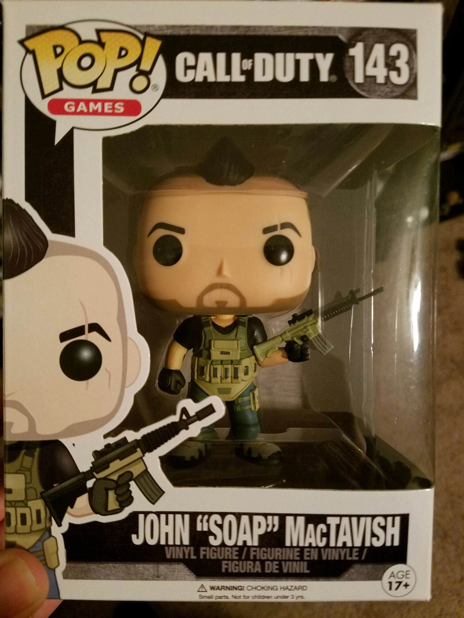 Call Of Duty John “Soap” MacTavish - Call of Duty vinyl figure collectible [Barcode 889698118491] - Main Image 2
