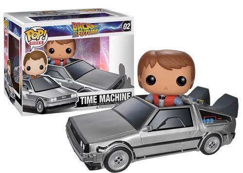 Time Machine w/ Marty Mcfly - Back to the Future vinyl figure collectible - Main Image 2