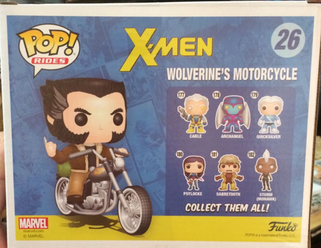 Wolverine’s Motorcycle - X-Men vinyl figure collectible - Main Image 2