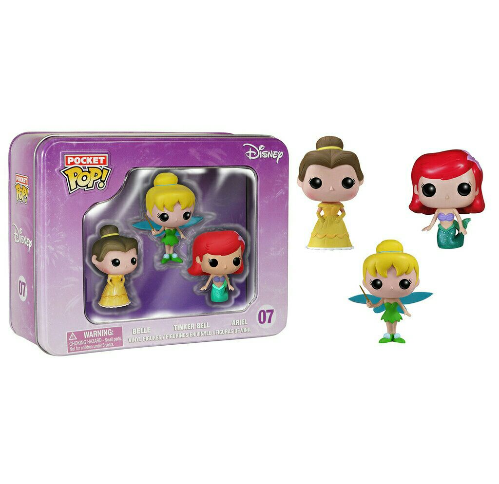 Tinkerbell, Belle, Ariel - Disney vinyl figure collectible - Main Image 2
