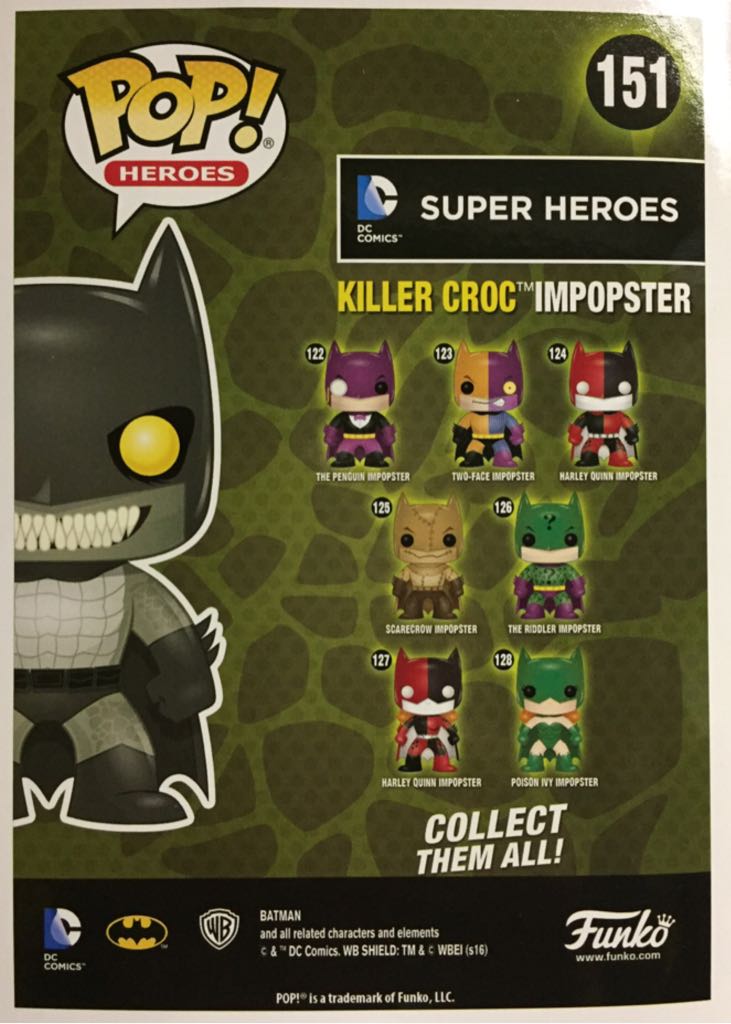 DC #151 Killer Croc  vinyl figure collectible - Main Image 2