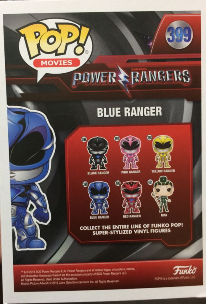 Power Rangers: Blue Ranger - Power Rangers vinyl figure collectible [Barcode 889698123457] - Main Image 2