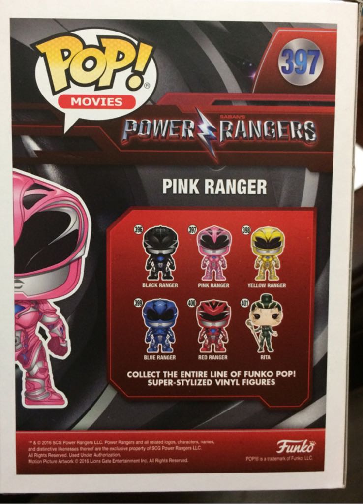 Power Rangers: Pink Ranger - Power Rangers vinyl figure collectible [Barcode 889698123433] - Main Image 2