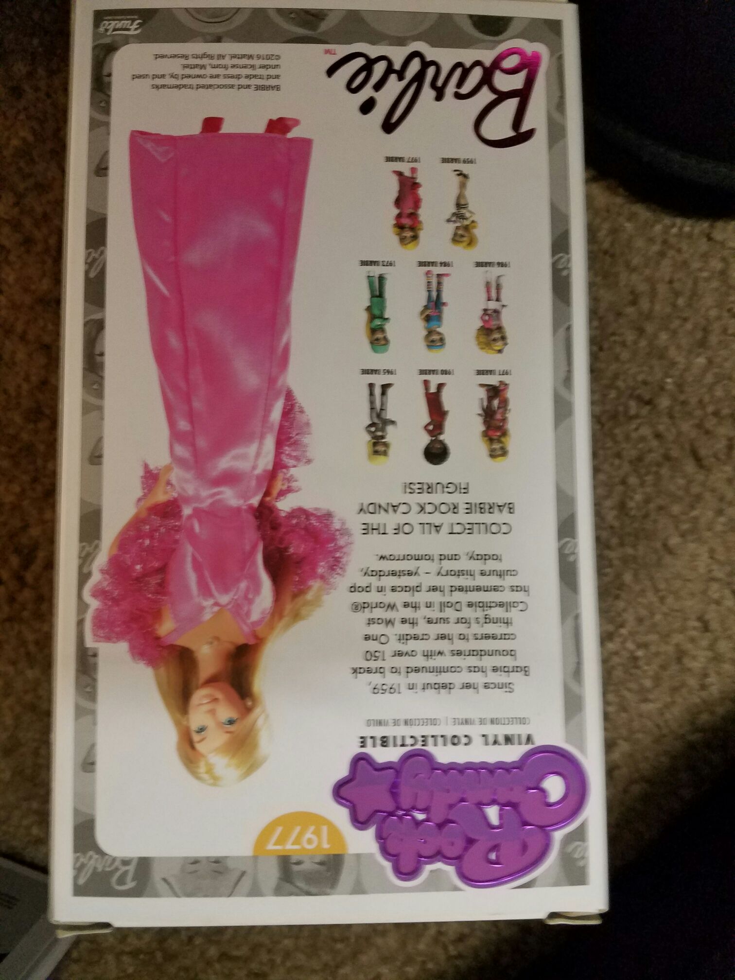 Barbie 1977 (Rock Candy)  vinyl figure collectible [Barcode 849803090975] - Main Image 2