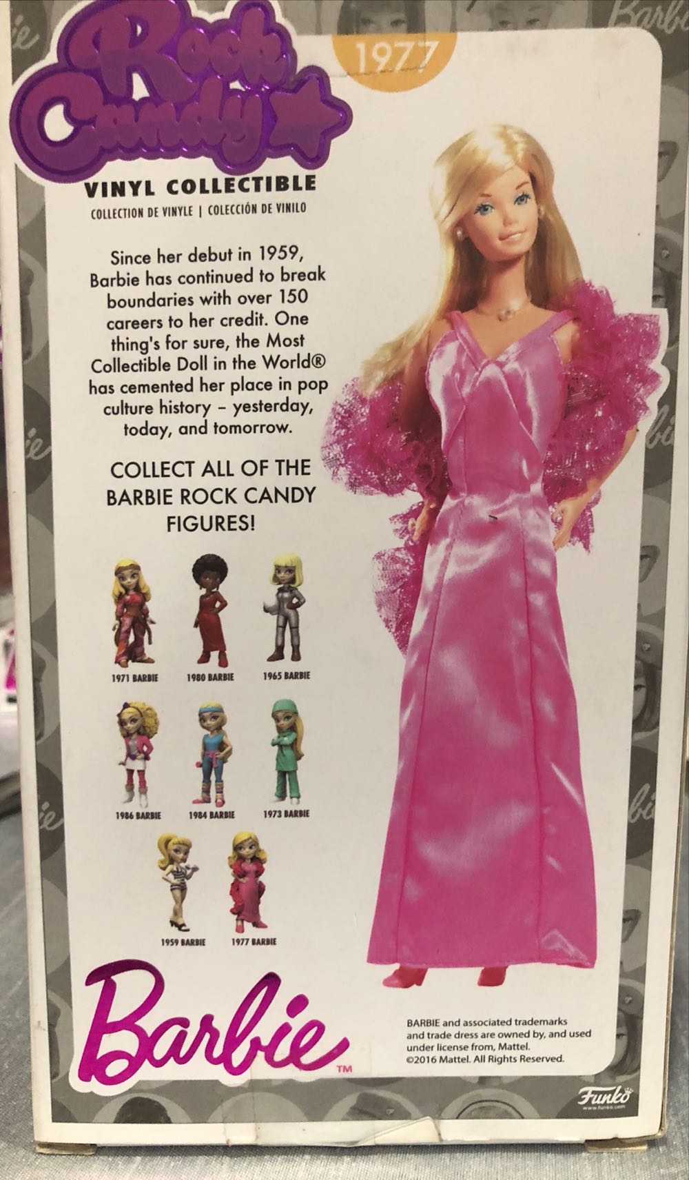 Barbie 1977 (Rock Candy)  vinyl figure collectible [Barcode 849803090975] - Main Image 4