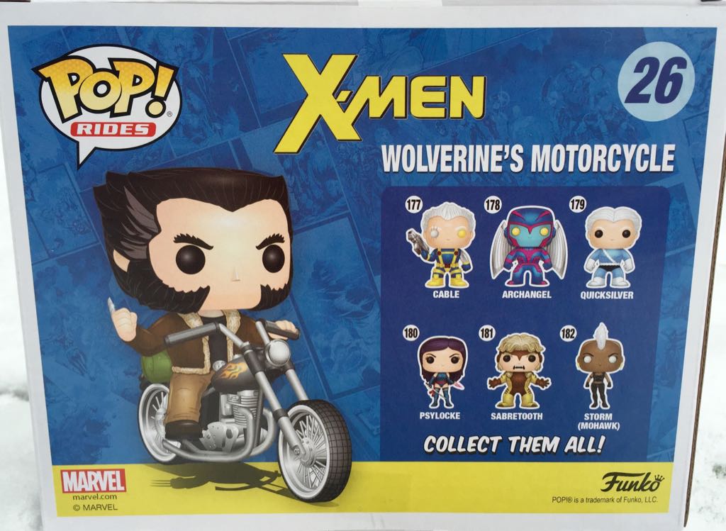 Wolverine (Motorcycle Rides) - X-Men vinyl figure collectible - Main Image 2
