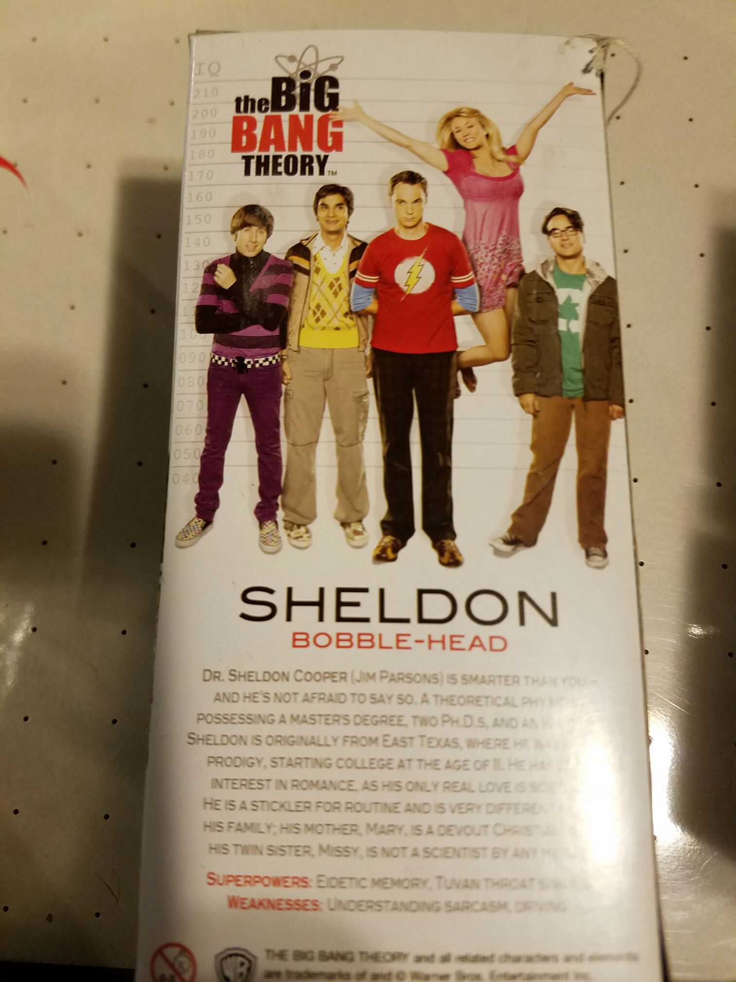 Wacky  Wobbler Sheldon - The Big Bang Theory vinyl figure collectible - Main Image 2