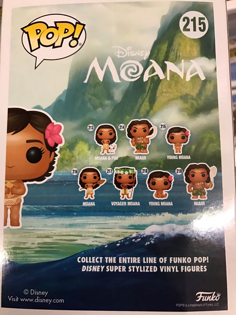 Young Moana - Moana vinyl figure collectible [Barcode 889698114431] - Main Image 2