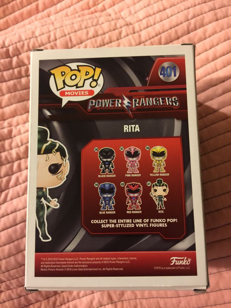 Rita - Power Rangers vinyl figure collectible [Barcode 889698124614] - Main Image 2