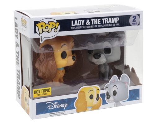 Lady and the Tramp (2 Pack) - Disney vinyl figure collectible - Main Image 2