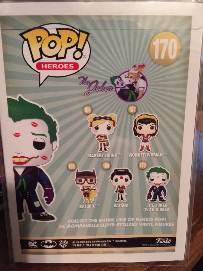 DC #170 Joker With Kisses  vinyl figure collectible - Main Image 2