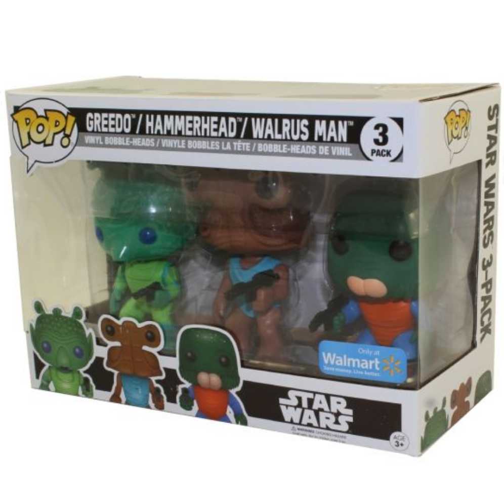 Star Wars: Greedo, Hammerhead And Walrus Man - Star Wars vinyl figure collectible - Main Image 3