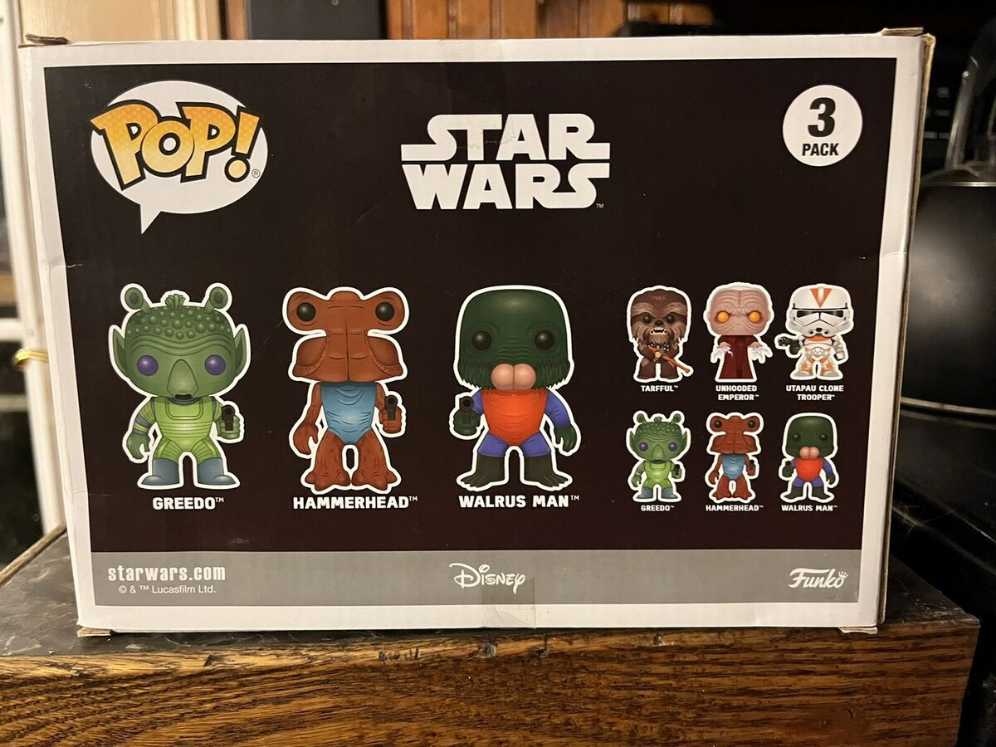 Star Wars: Greedo, Hammerhead And Walrus Man - Star Wars vinyl figure collectible - Main Image 4