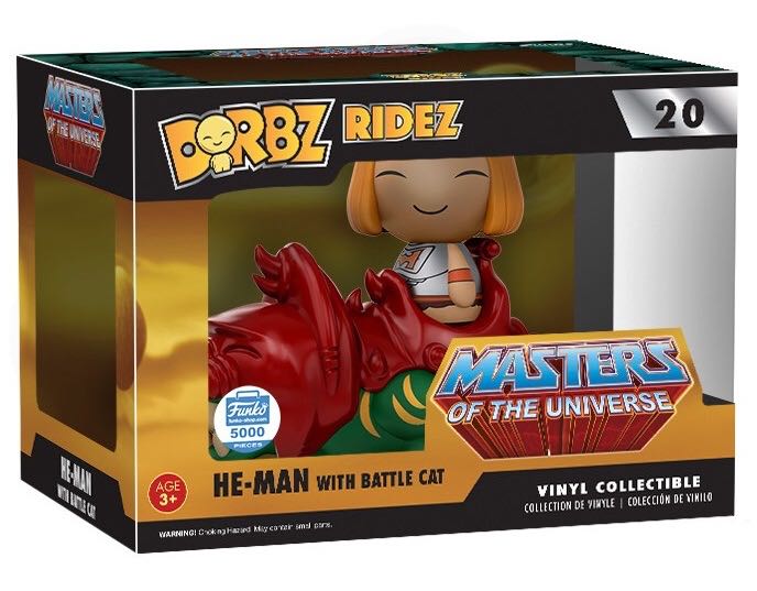 He-Man and Battle Cat  - Masters of the Universe vinyl figure collectible - Main Image 2
