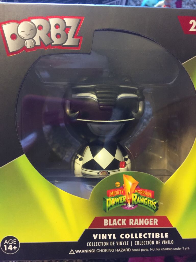 Black Ranger - Mighty Morphin Power Rangers vinyl figure collectible [Barcode 849803069407] - Main Image 2