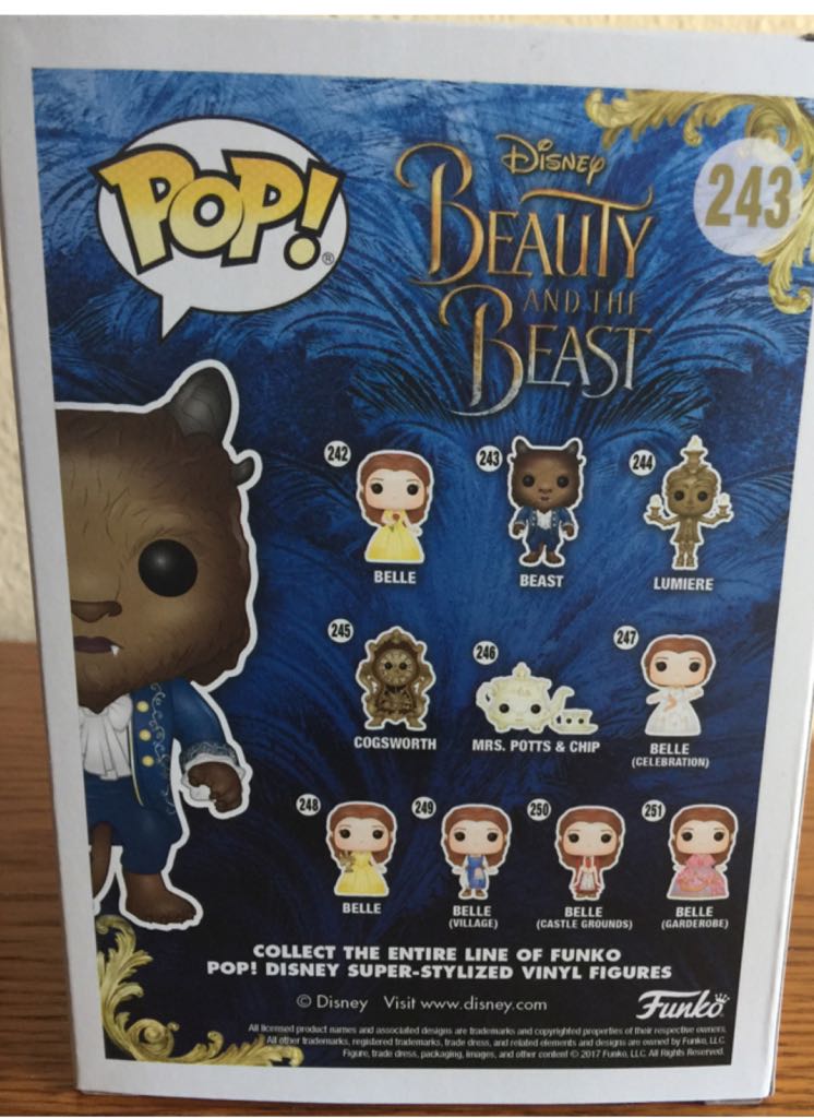 Beast (Flocked) - Beauty and the Beast vinyl figure collectible [Barcode 889698129053] - Main Image 2