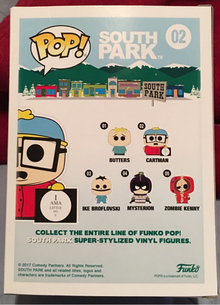 Cartman - South Park vinyl figure collectible [Barcode 889698124164] - Main Image 2