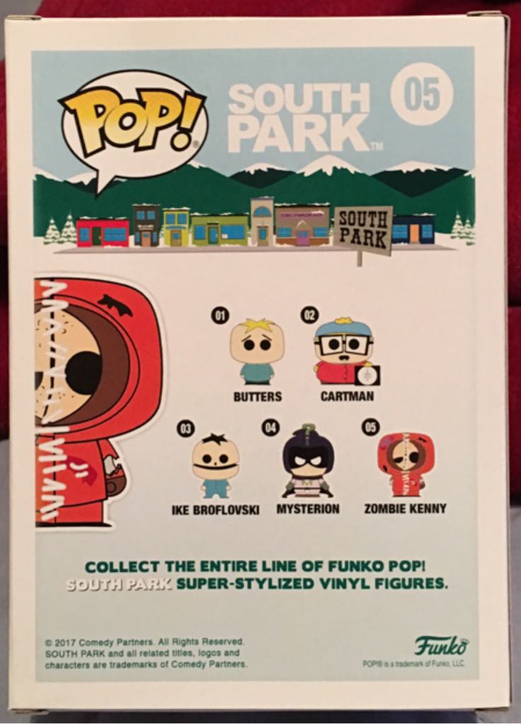 South Park: Zombie Kenny - South Park vinyl figure collectible [Barcode 889698123051] - Main Image 2