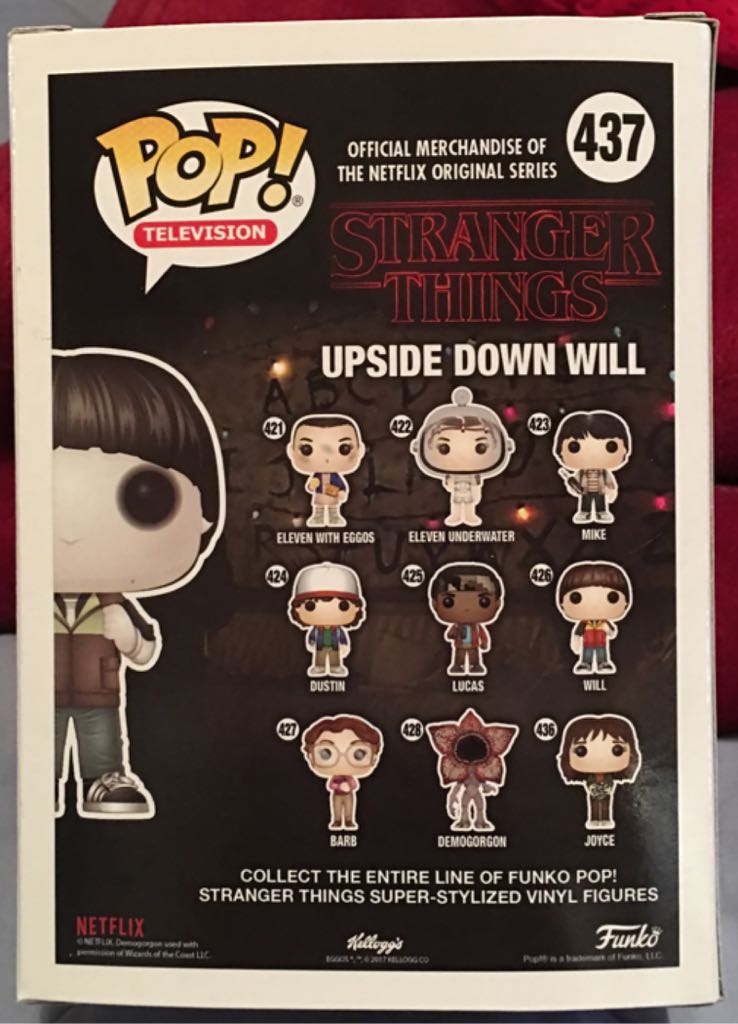 Upside Down Will - Stranger Things vinyl figure collectible [Barcode 889698133265] - Main Image 2
