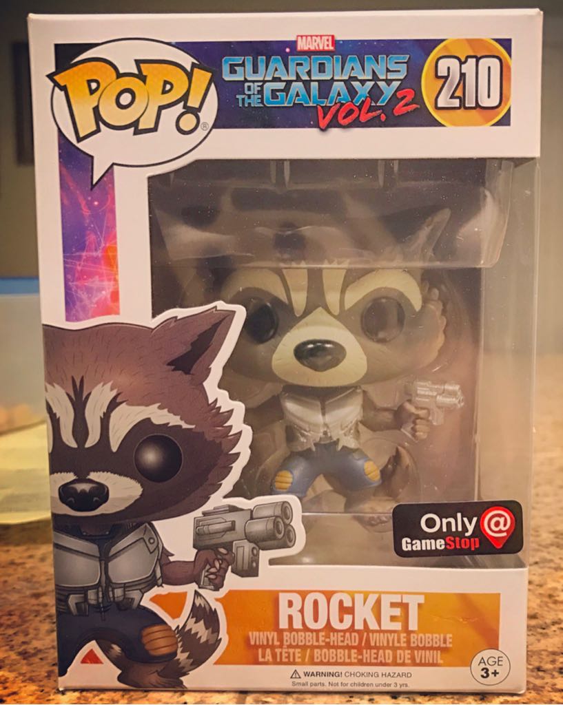 Guardians of the Galaxy: Rocket, #210 - Guardians of the Galaxy Vol. 2 vinyl figure collectible [Barcode 889698127882] - Main Image 2