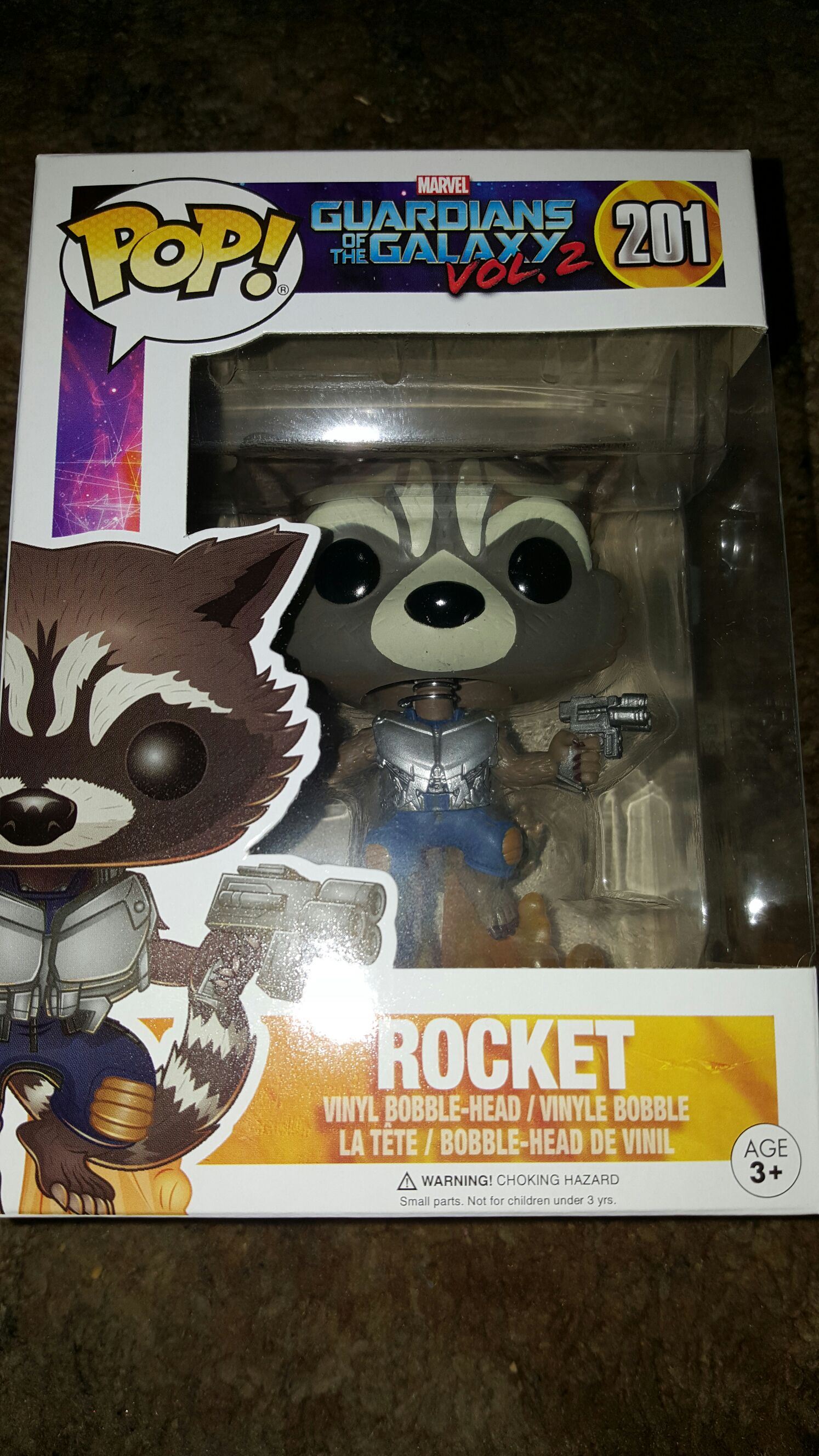Rocket - Guardians of the Galaxy Vol. 2 vinyl figure collectible [Barcode 889698132701] - Main Image 2