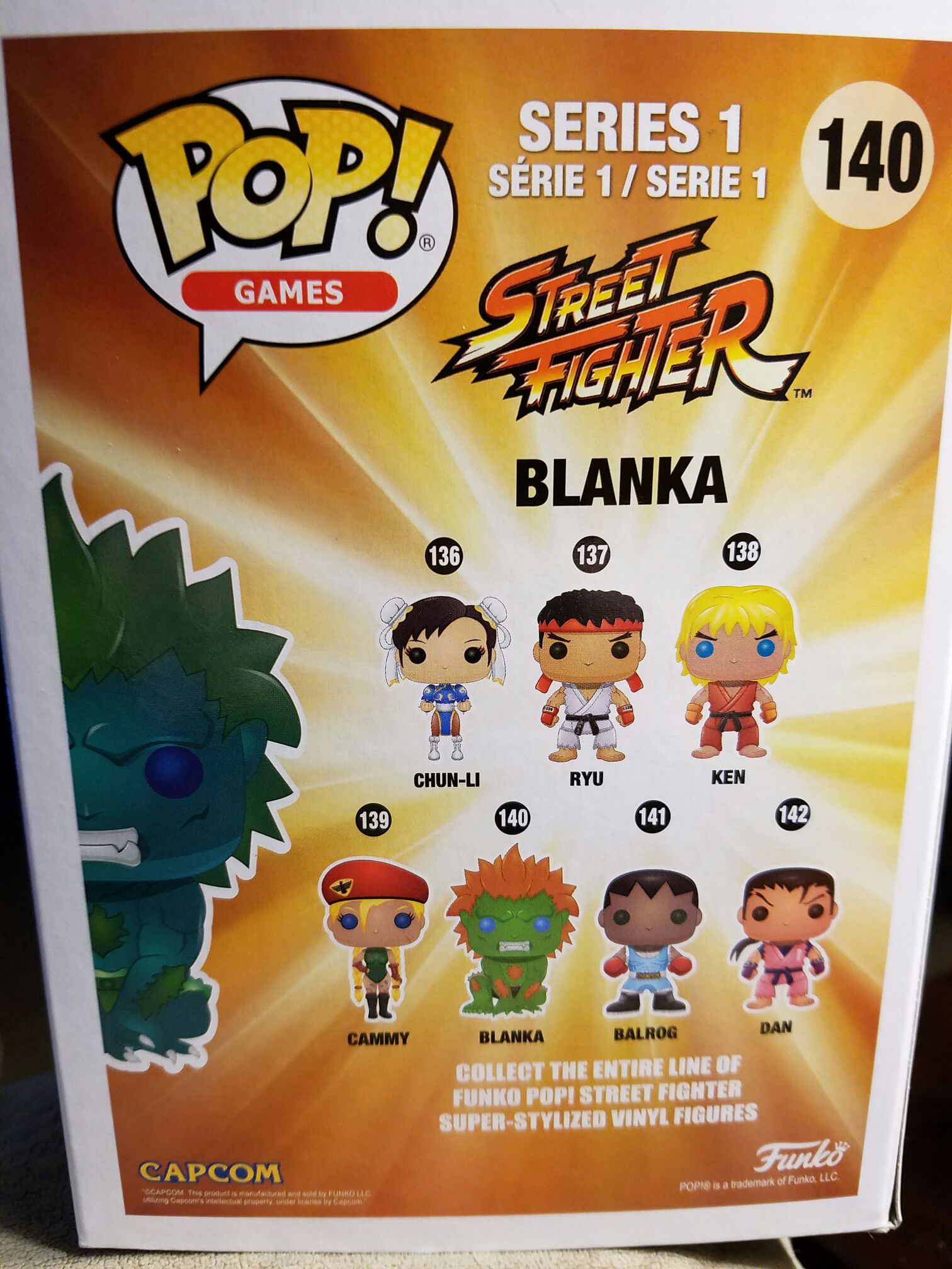 Blanka (Green)  vinyl figure collectible [Barcode 889698134613] - Main Image 2