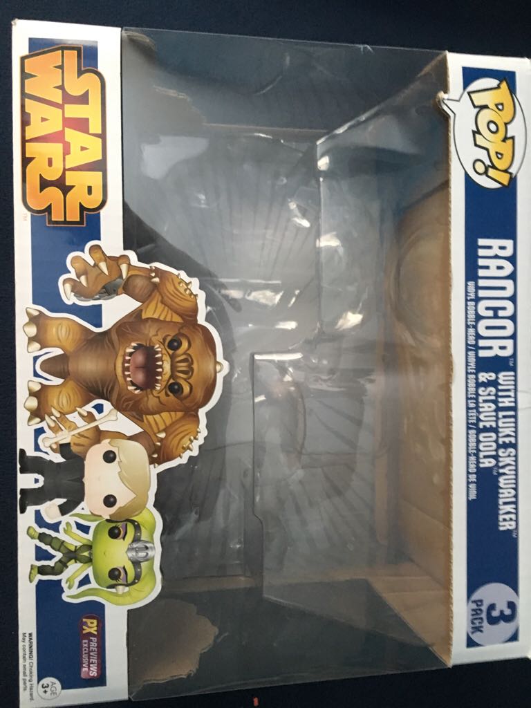 Rancor with Luke Skywalker & Slave Oola - Star Wars vinyl figure collectible - Main Image 2