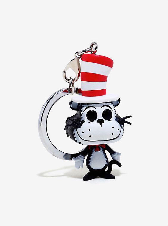 Cat In The Hat Keychain - Dr. Seuss vinyl figure collectible [Barcode 889698124560] - Main Image 2