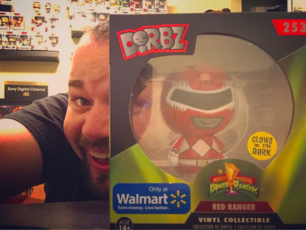 Red Ranger (Glow in the Dark) - Mighty Morphin Power Rangers vinyl figure collectible [Barcode 889698129114] - Main Image 2