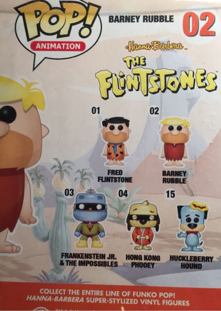 Barney Rubble - Flintstones vinyl figure collectible [Barcode 4580279616486] - Main Image 2